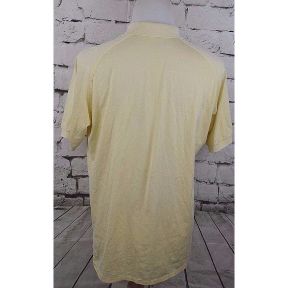 Polo Ralph Lauren Men's Yellow 1 Pocket Logo Front Short Sleeve Shirt Size Large - Picture 6 of 7